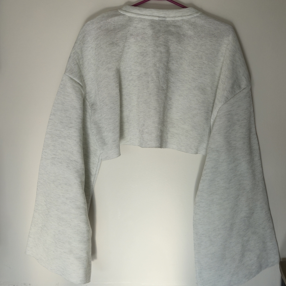SHEIN XL Milano Italy 3 Piece Loungewear Set Wide Leg Heather Cream - Picture 7 of 12